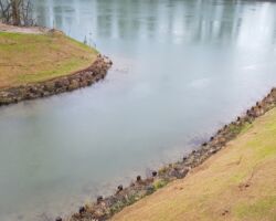 Restauration de la continuité du plan d'eau de CHAMALAN/SAONE / QUINCIEUX (69)